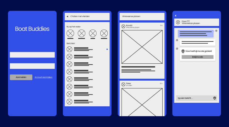 Agenda met filters en event cards